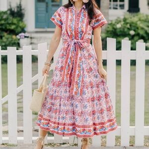 Victoria Dunn Folly maxi, NWT, comes with belt. Size medium.